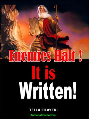 cover image of Enemies Halt! It Is Written!